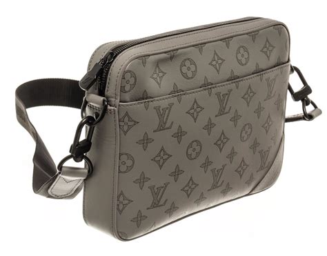 lv duo bag grey|duo messenger bag.